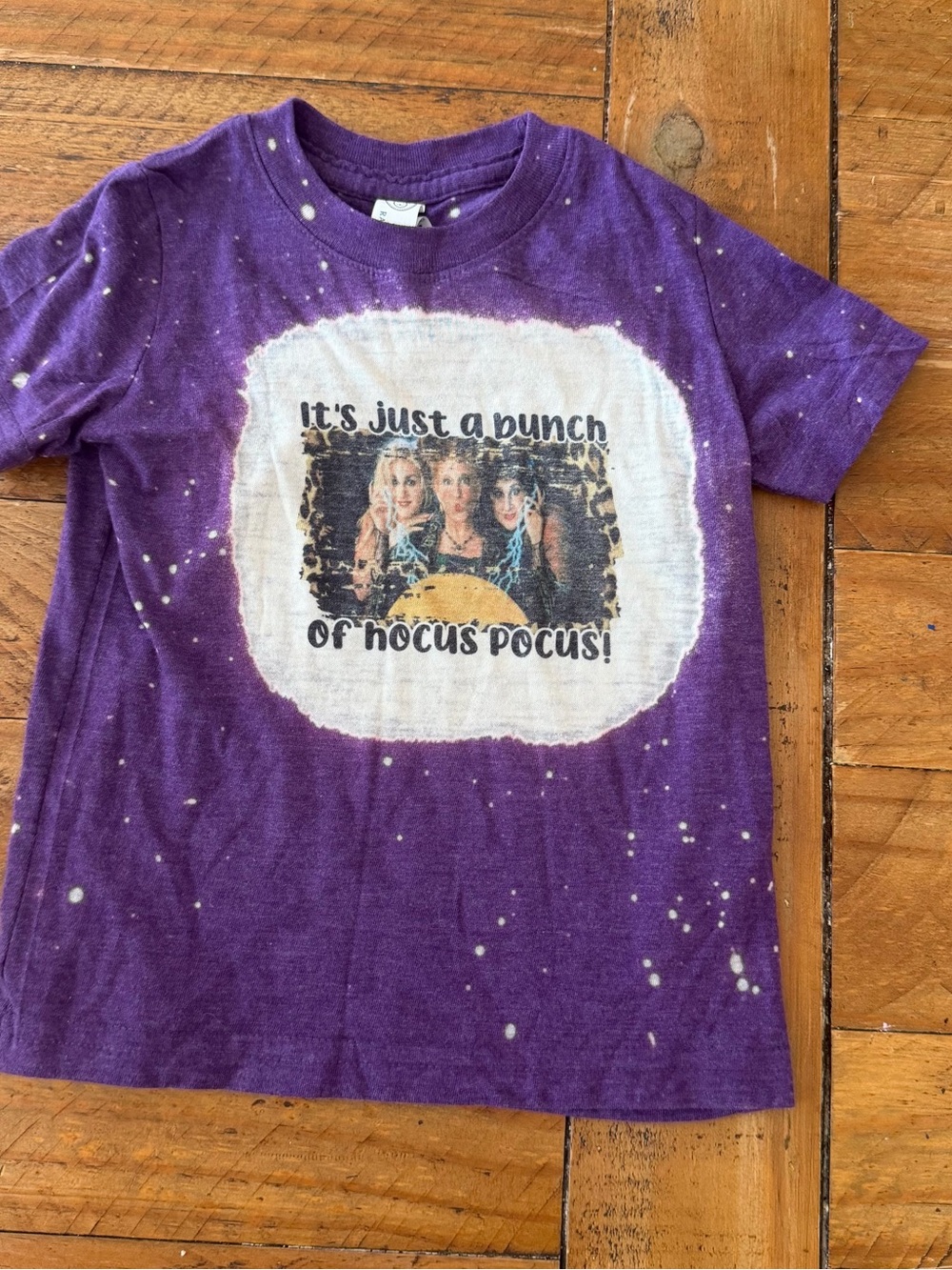 Rabbit Skins Purple Kids 'It's Just a Bunch of Hocus Pocus' Graphic Tee